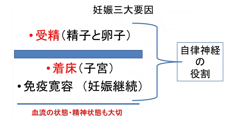妊娠の三大要因